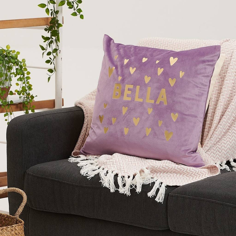 Personalised Scandi Velvet Cushion