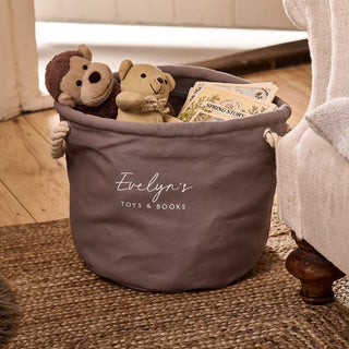 Personalised Children's Toy Storage Basket - Sunday's Daughter