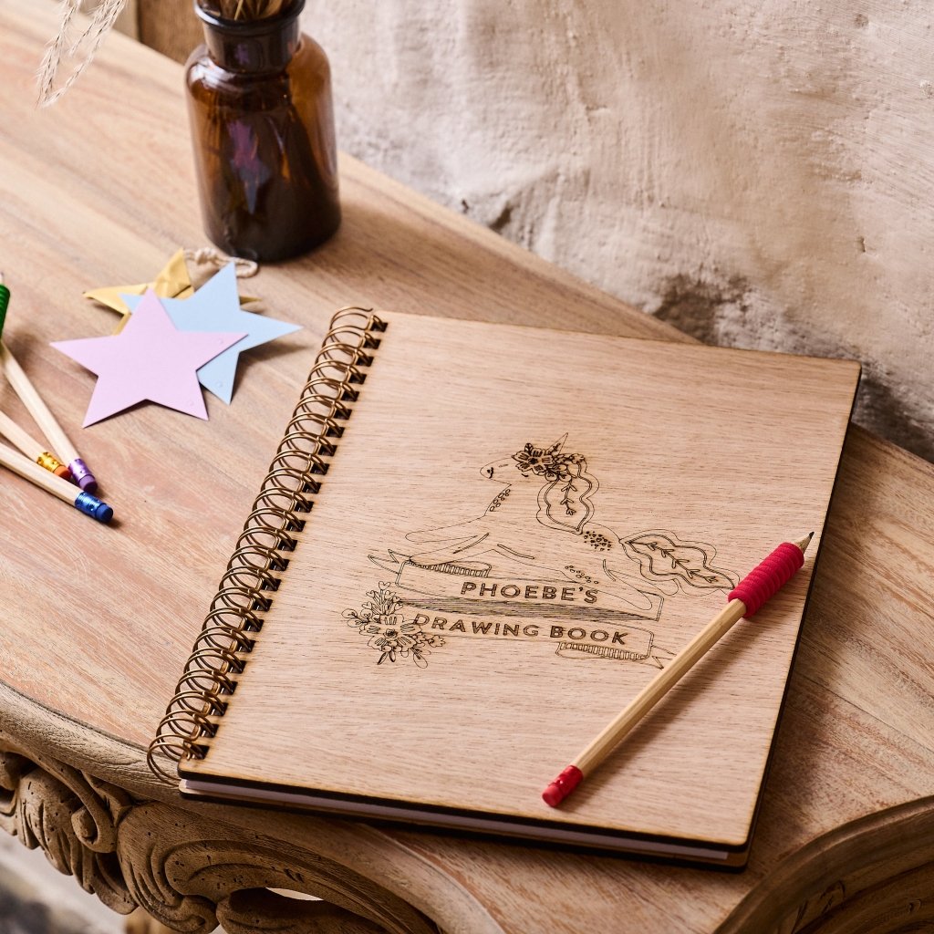 Personalised Children's Unicorn Notebook - Sunday's Daughter