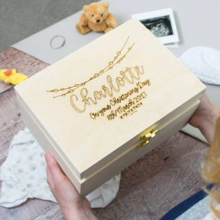 Personalised Christening memory Box