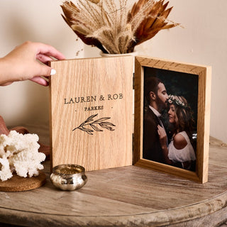 Personalised Couples Book Photo Frame