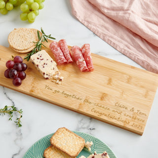 Personalised Couples Cheese Board