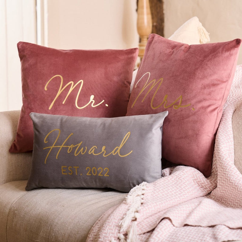 Personalised Couples Cushion Set - Sunday's Daughter