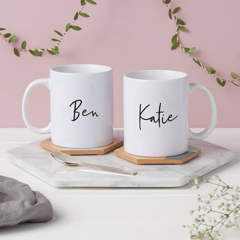 Personalised Couples Mug Set - Sunday's Daughter