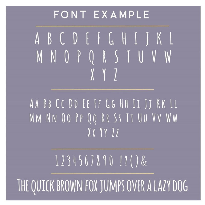Font Example - Sunday's Daughter