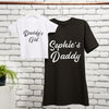 Personalised Father's Day Daddy And Child T-shirt Set - Sunday's Daughter