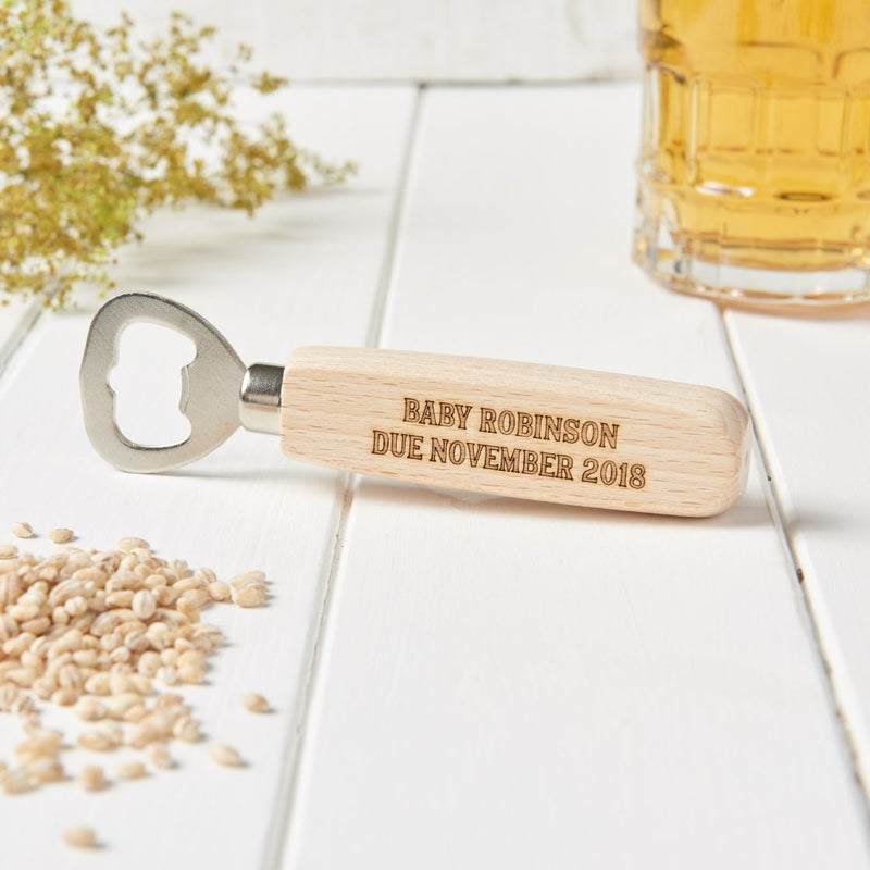 Personalised Daddy's Father's Day Beer Bottle Opener - Back Message - Sunday's Daughter