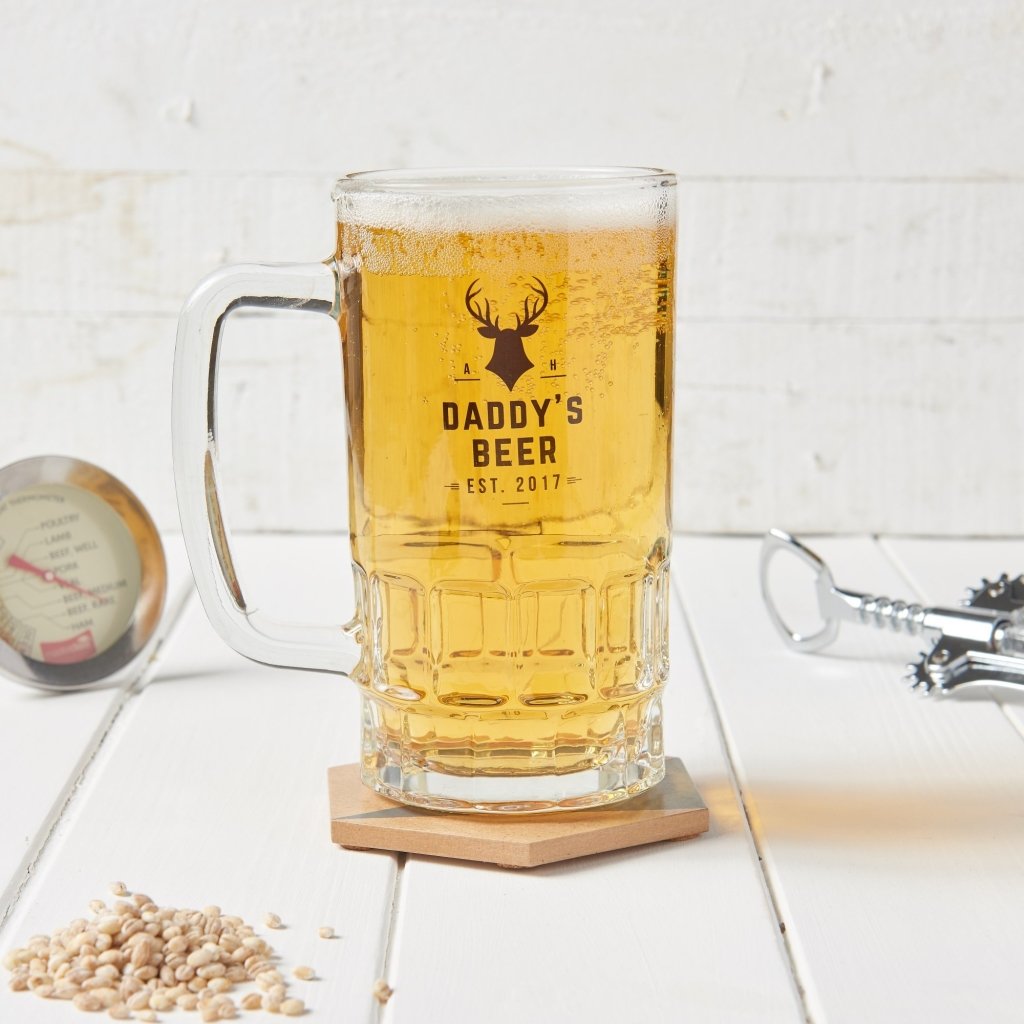 Personalised Father's Day Daddy's Beer Tankard - Sunday's Daughter