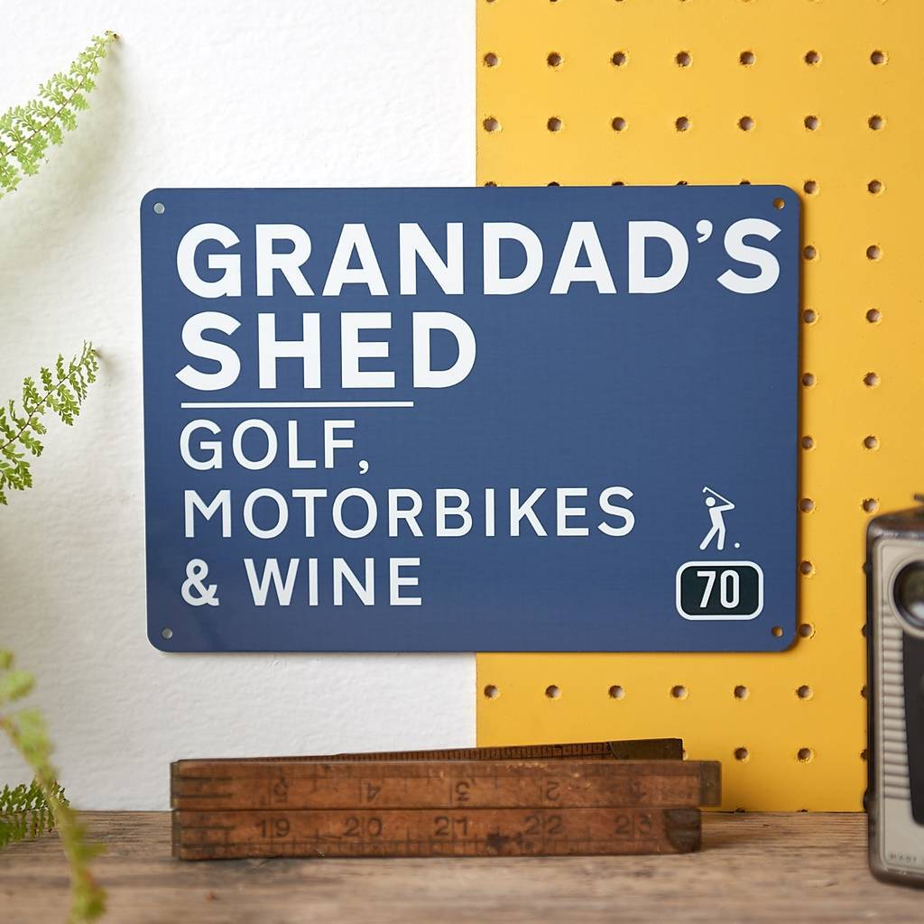 Grandad's Shed Sign - Sunday's Daughter