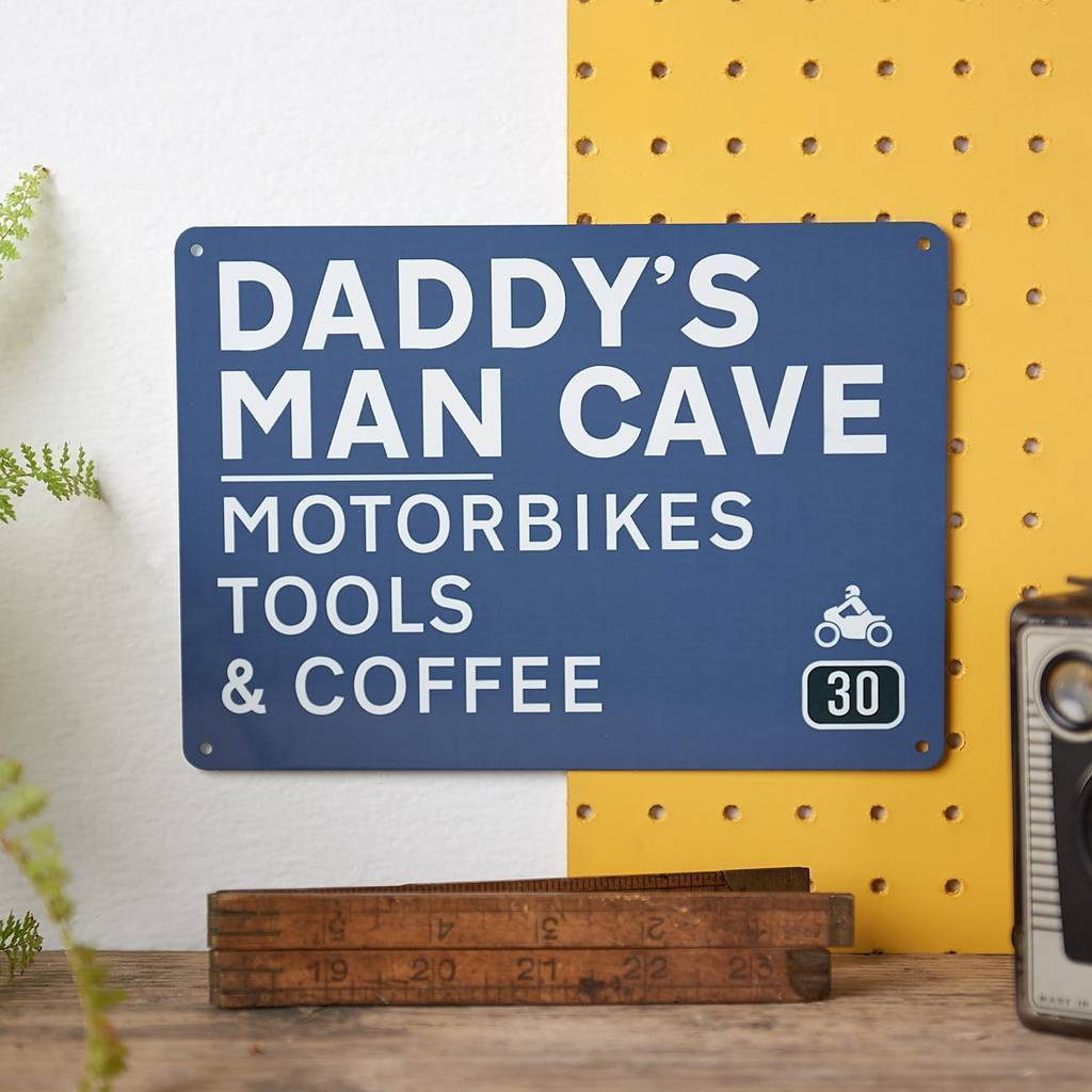 Personalised Daddy's Man Cave Road Sign - Sunday's Daughter