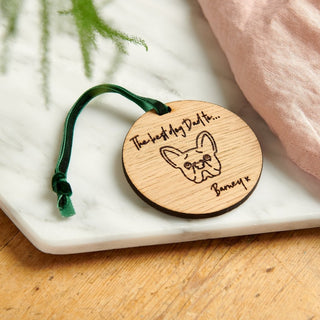 Personalised Dog Wooden Keepsake - Sunday's Daughter