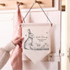 Personalised Easter Bunny Linen Flag - Sunday's Daughter