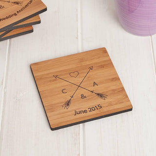 Personalised Engagement Coaster Set - Sunday's Daughter