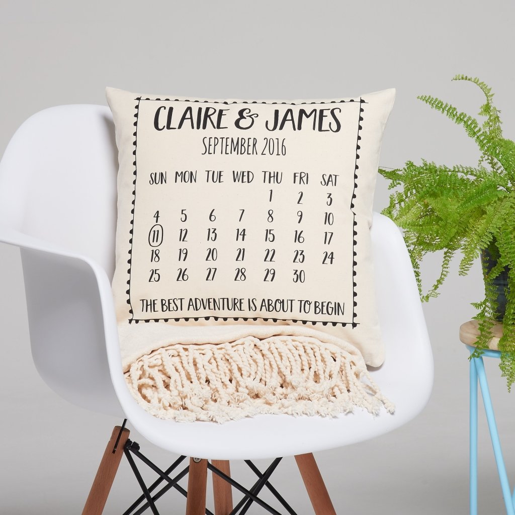 Personalised engagement clearance cushion