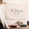 Personalised Family Name Linen Banner - Mother's Day gifts - Sunday's Daughter