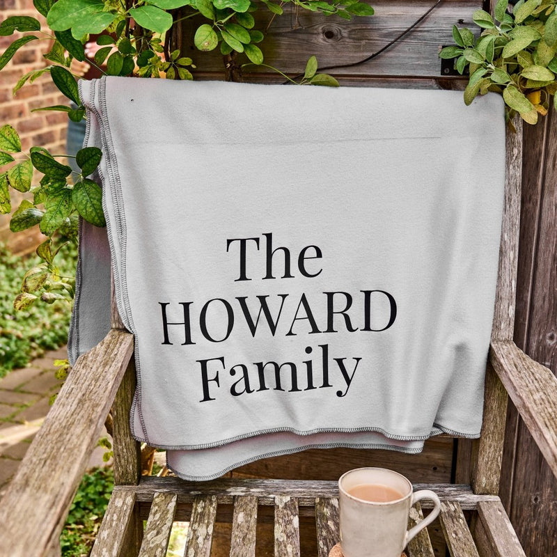 Personalised Family Picnic Blanket