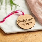 Personalised Father's Day Wooden Keepsake - Sunday's Daughter