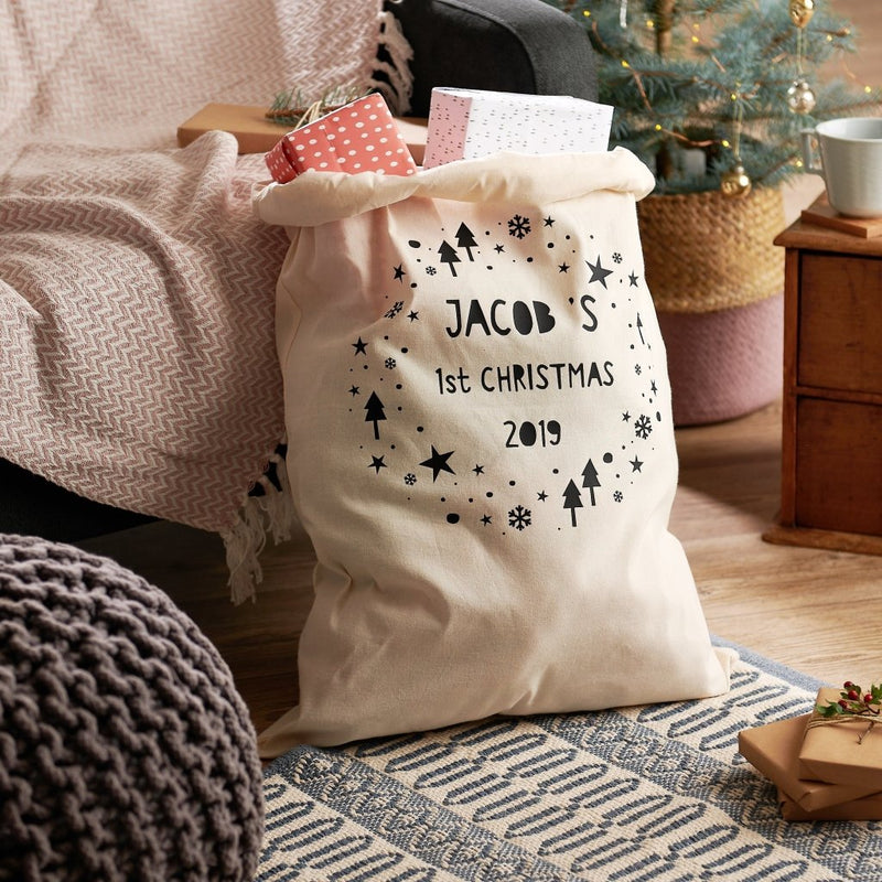 Personalised First Christmas Toy Sack - Sunday's Daughter