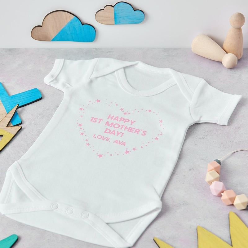 Personalised First Mother's Day Babygrow - Sunday's Daughter