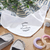 Personalised Floral Baby Shower Bib - Sunday's Daughter