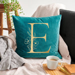 Personalised Floral Initial Cushion - Sunday's Daughter