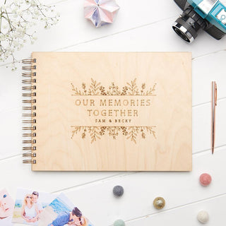 Personalised Floral Memory Book - Sunday's Daughter