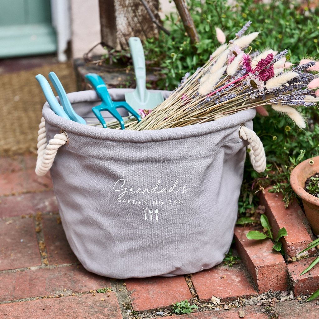 Personalised Gardening Tools Storage Basket - Sunday's Daughter