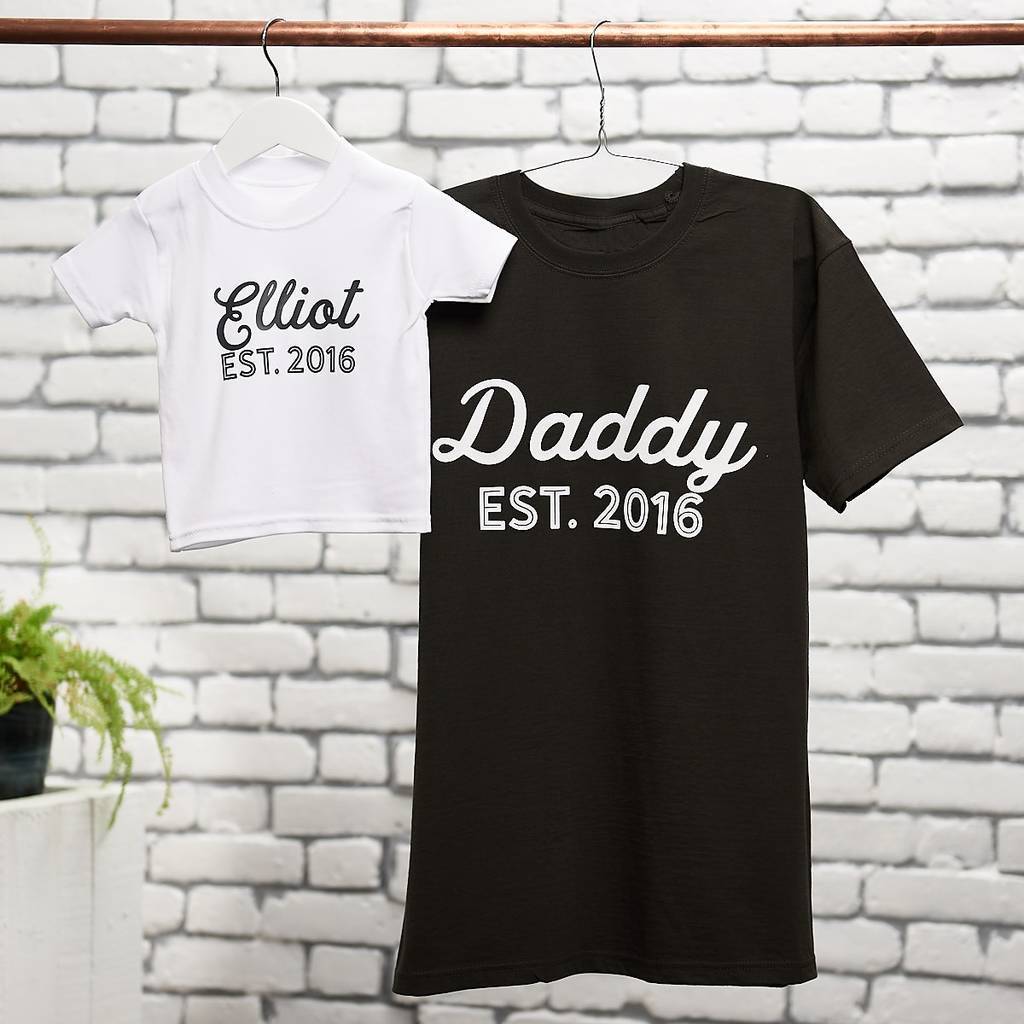 personalised dad t shirts