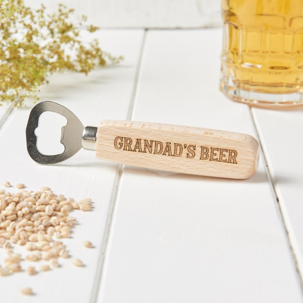 Personalised Grandad Beer Bottle Opener - Sunday's Daughter