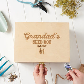 Personalised Grandad Seed Box - Sunday's Daughter