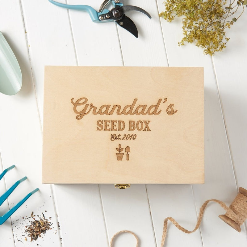 Personalised Grandad Seed Box - Sunday's Daughter