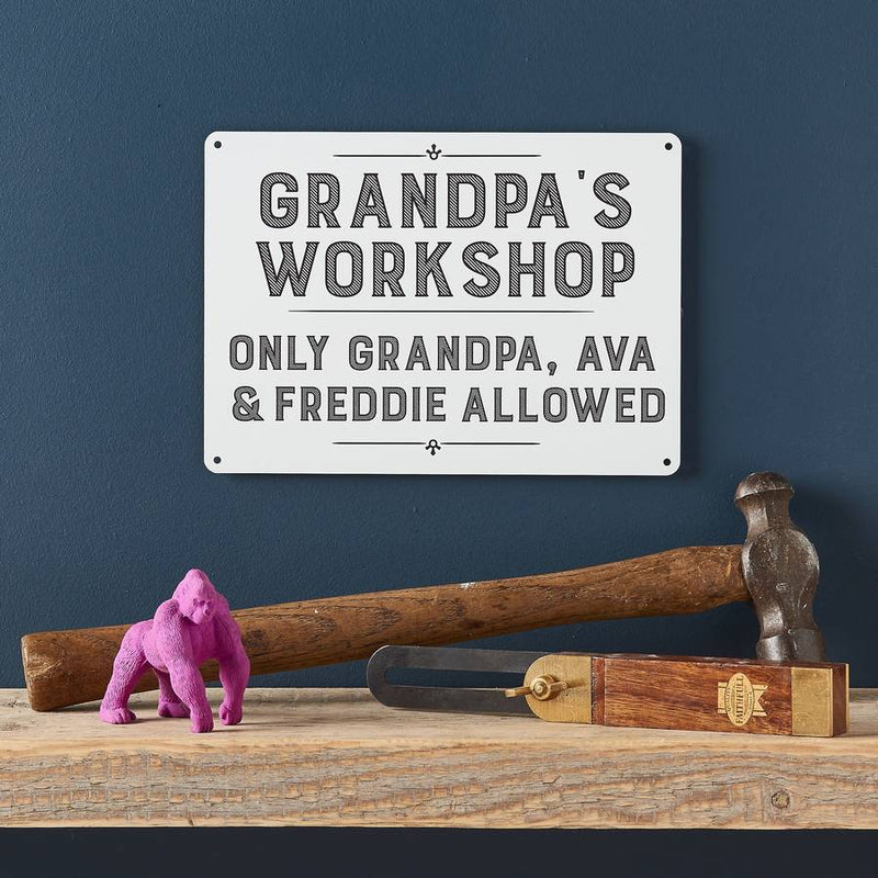 Personalised Grandpa's Workshop - Sunday's Daughter