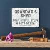 Personalised Grandad Shed Father's Day Sign - Sunday's Daughter