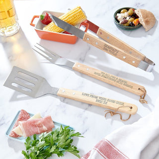 Personalised Grandad's BBQ Tool Set - Sunday's Daughter