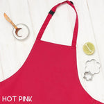 Hot Pink Child's Apron - Sunday's Daughter