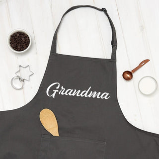 Personalised Grandma And Child Name Apron Set - Sunday's Daughter