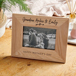 Personalised Grandma Wooden Picture Frame - Mother's Day gifts - Sunday's Daughter