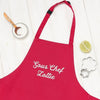 Personalised Head Chef And Sous Chef Apron Set - Sunday's Daughter