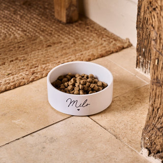 Personalised Heart Pet Bowl