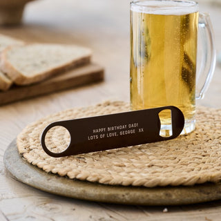 Personalised Hobby Metal Bottle Opener