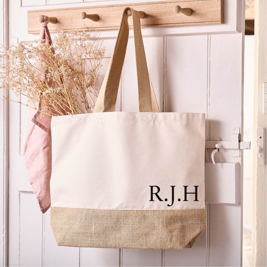 Personalised Initial Tote Bag Sunday's Daughter - Main Image