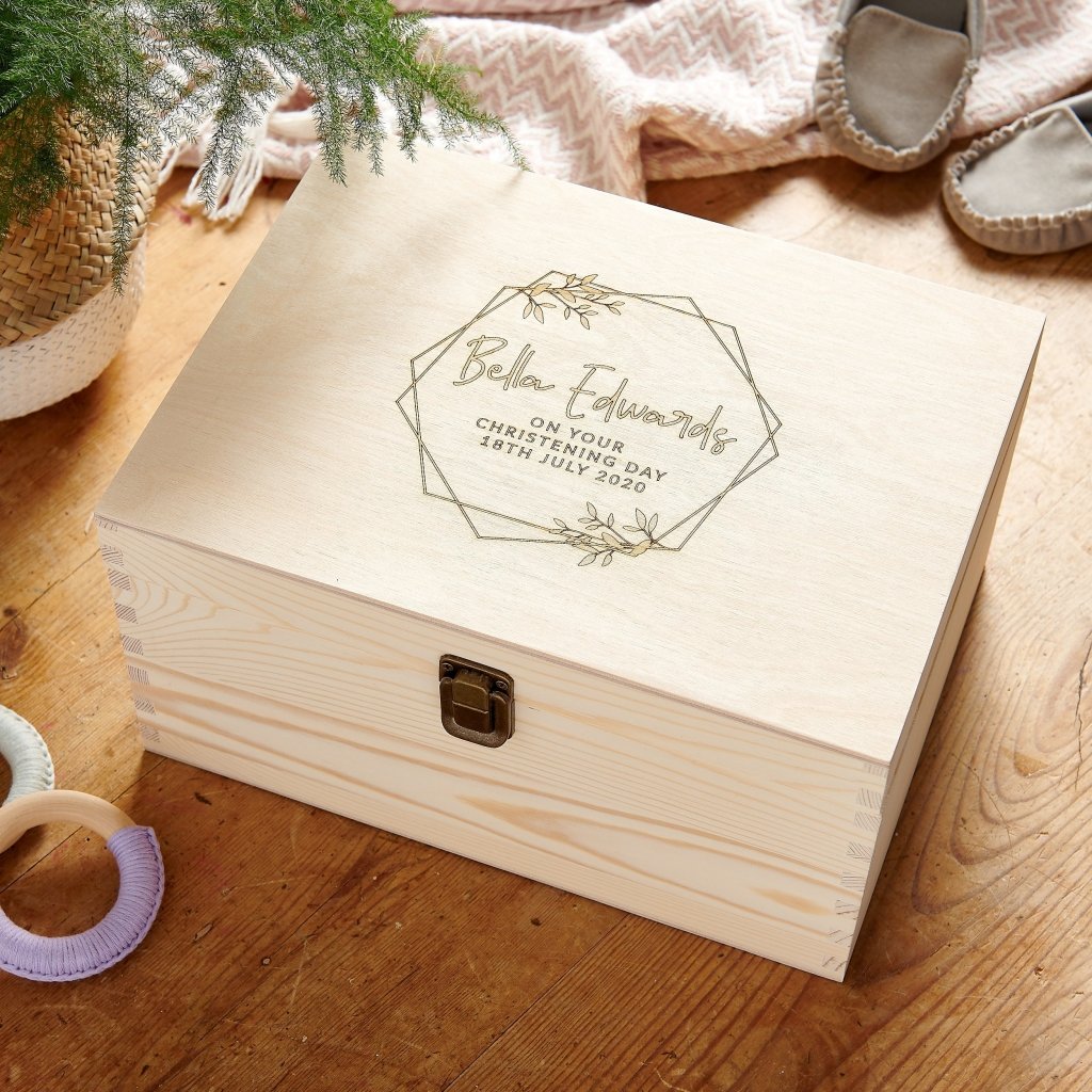 Keepsake Boxes | Naming Day Or Baptism Gift Box | Sunday's Daughter