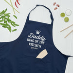 Personalised King Of The Kitchen Cooking Apron - Sunday's Daughter