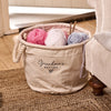Personalised Knitting Storage Basket - Sunday's Daughter