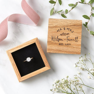 Personalised Mr And Mrs Ring Box - Sunday's Daughter