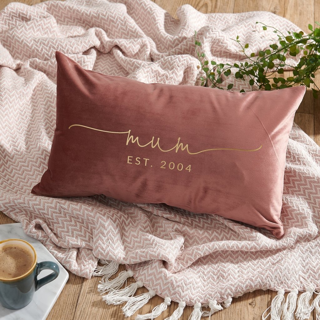 Personalised 2024 mum cushion