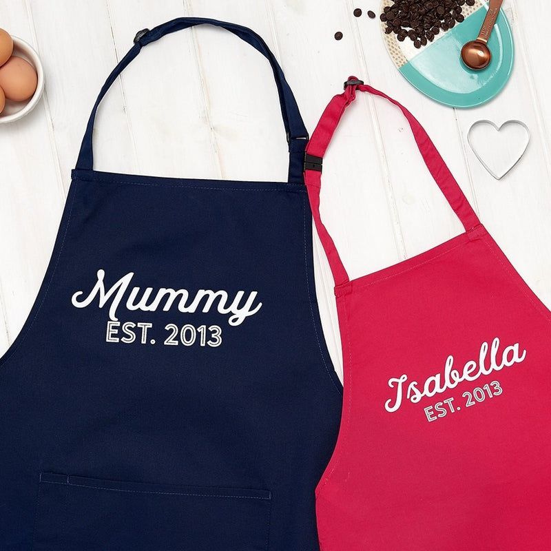 Personalised Mummy And Child Apron Set - Mother's Day gifts - Sunday's Daughter