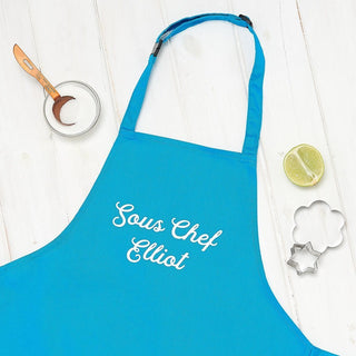 Personalised Mummy Head Chef And Sous Chef Apron Set - Mother's Day gifts - Sunday's Daughter