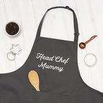 Personalised Mummy Head Chef And Sous Chef Apron Set - Mother's Day gifts - Sunday's Daughter