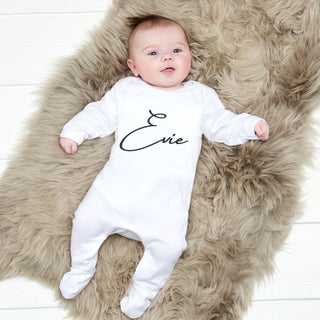 Personalised Name Babygrow - Sunday's Daughter